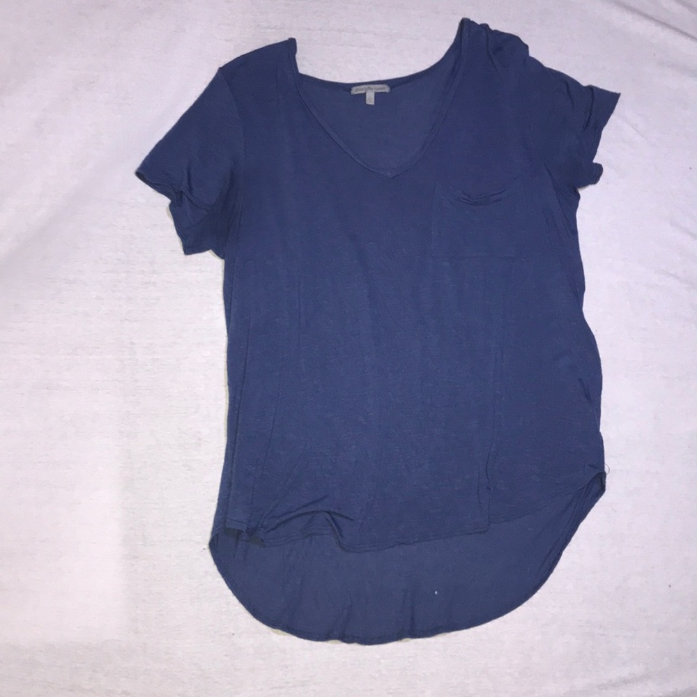 blue casual shirt